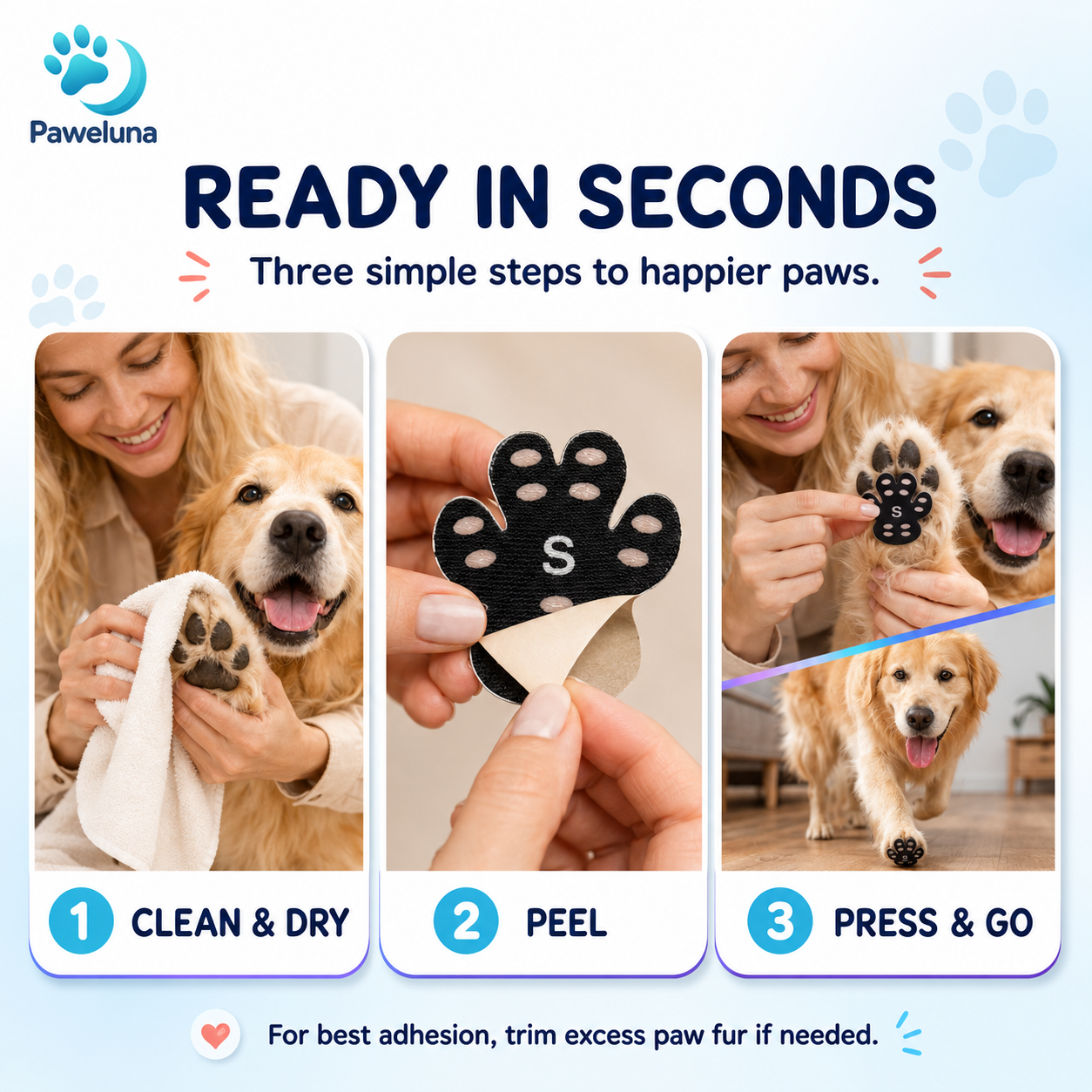 Grip Paw Protectors – Anti-Slip Dog Paw Pads