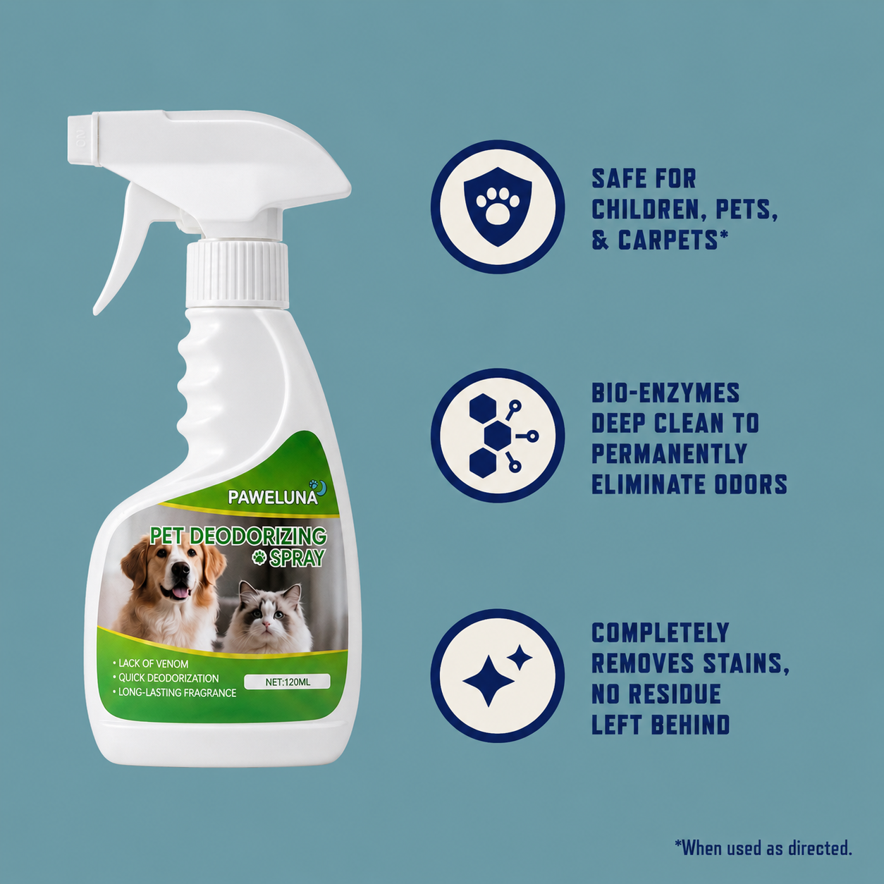 Paweluna® Pet Stain & Odor Eliminator