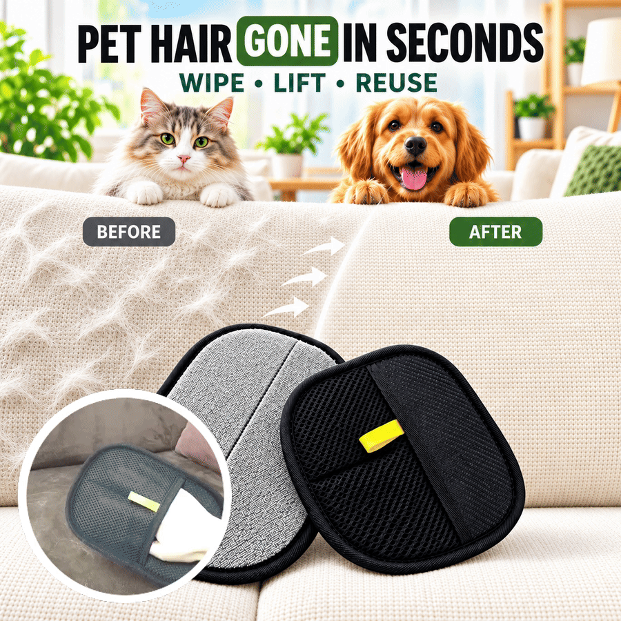 Paweluna™ Reusable Pet Hair Remover Mitt